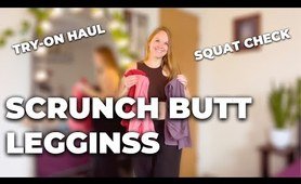Scrunch booty sports Try-On Haul vlog Of Fit and Feel in 4K | Natural Mom Body