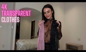 4K TRANSPARENT items TRY ON with Mirror View! | Catalina Hager TryOn
