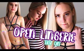 Sheer Lingerie Try On Haul and Showcase - Bianca