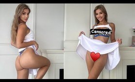 [4K] Transparent Lingerie Haul| Valentina Victoria