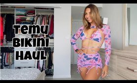 TEMU Bikini Try On Haul and video review #temu #haul