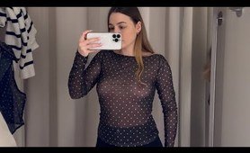 See Through Try On Haul  Transparent Lingerie Try On Haul At The Mall