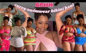 GRWM SHEIN Curvy Swimwear  two-piece swimsuit Try On Haul | Perfect Vacation Looks For Summer