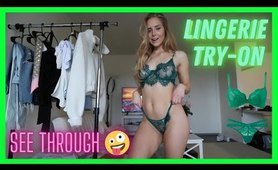 [HD] Transparent Try on Haul 2024 - Lingerie  Try on Haul