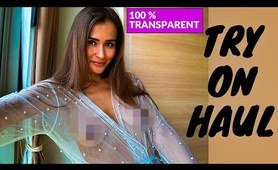 [4K] Transparent Try on Haul with Amy