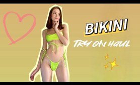 Shocking  string bikini Try-On Haul Reveals