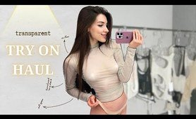 See Through Try On Haul | Transparent Lingerie Try-On Haul 2024 | Sheer Lingerie Try-On Haul [4K]