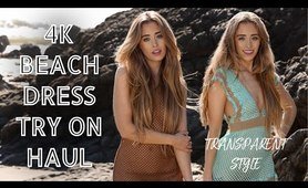 4K TRANSPARENT Beach TRY ON! | Samantha Lynn TryOn