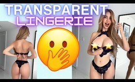 Transparent | See Through | Lingerie Try-On