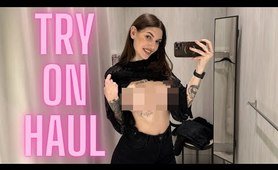 [4K] TRY ON HAUL items | VERY TRANSPARENT AND SEE THROUGH | NO BRA