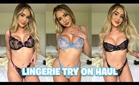 Lingerie Try On Haul *SEXY* || Bonnie Brown