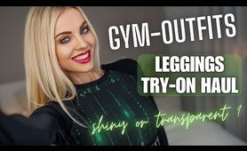 Ultimate Fitrun workout sports Try-On Haul | Shiny or Transparent - Are They sportswear Approved?