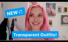 [4K] TRANSPARENT OUTFITS Try On Haul (xxtra long version)