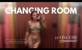 Bunny Blair | Victoria’s Secret Changing Room | Thongs, Lingerie, 4K
