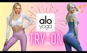 alo yoga yoga pants Try-On Haul | See Thru or sportswear Approved?