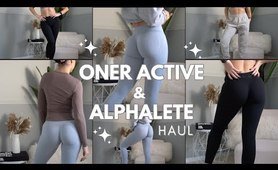 Oner Active & Alphalete Try-On Haul and video review