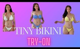 tiny  monokini try on haul