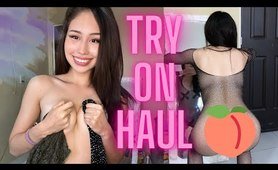 Transparent Try-On Haul With Mirror View I Squat Test With Adrianna