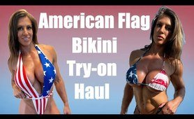 American Flag Bikini Try-On Haul