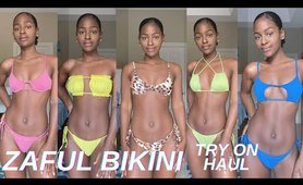 Zaful  beachwear Try On Haul | Inexpensive Bikinis Under $20