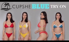 Cupshe Blue  thong bikini Try on Haul!!