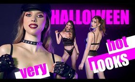 Halloween dark'n goth attractive lingerie | Try On Haul
