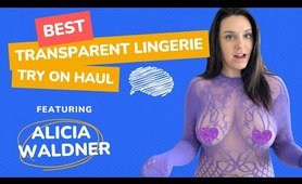 4K BEST TRANSPARENT Shein Lingerie | Try On with Alicia