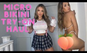 4k MICRO  swim set try-on haul ! |Megan Lust