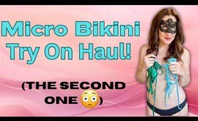 Micro  microkini Try On Haul! | Shein | MomBod