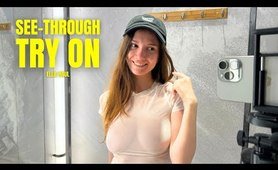 [4K] Transparent Try-on Haul with Ellie Haul | See Through Haul 2024