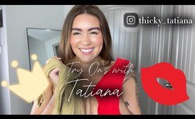 4K TRANSPARENT OUTFITS | TRY-ON HAUL | THICKY TATIANA
