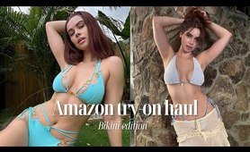 Amazon  thong bikini Try On Haul // with Brandy