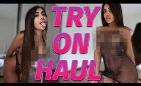 [4K] Transparent Lingerie and Clothes | See-Through Try On Haul