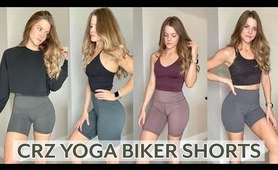 CRZ Yoga Biker Shorts Haul & Try-On