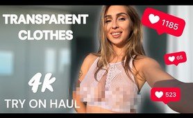 [4K] See-Through Lingerie | Transparent Try on Haul