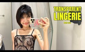 See-Through Try On Haul | Transparent Lingerie and Clothes | Try-On Haul At The Mall