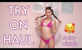 [4K] Summer Swimsuit Try-On Haul with Angel | Flirty & Trendy Bikinis and Monokinis!