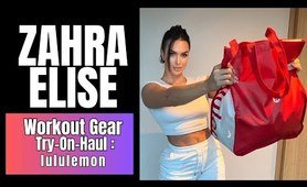 Workout Gear Try-On-Haul: lululemon | Zahra Elise