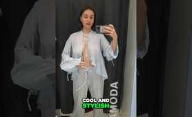 Try on haul transparent with Hot Night dress #shorts #tryonhaul