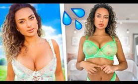 HOT LINGERIE TRY ON HAUL *SEXY* BOUX AVENUE || Toni Camille