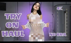 [4K] Transparent Dresses Try On Haul | Goddess Style with DarkLory