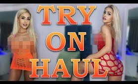 [4K] Transparent Lingerie and garment | See-Through Try On Haul