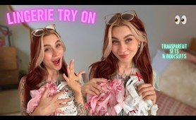 4K Transparent Lingerie Haul | Multiple Sheer Sets & Bodysuits | itscaitlinscorner