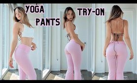 EDIKTED YOGA PANTS + BIKINI TRY-ON HAUL