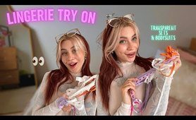 4K Transparent Lingerie Try On | Multiple Thong Haul | itscaitlinscorner