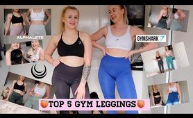 TOP 5 gym sports | instagram activewear | gymshark | alphalete | lazuli label | try on & review!