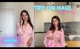 [4K] TRANSPARENT Lingerie Try On Haul with my friend | See-Through No Bra