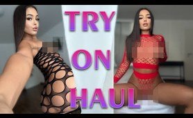 [4K] Transparent Lingerie and items | See-Through Try On Haul