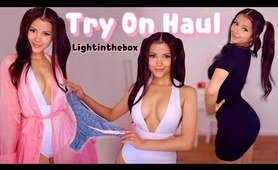 ༺ Mini Skirt Dress and Bikini Try On Haul - Lightinthebox ༻　