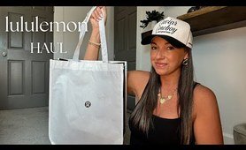 LULULEMON HAUL | Trying the NEW no front seam Breezethrough Tights, Scuba Anorak jacket and more!!!